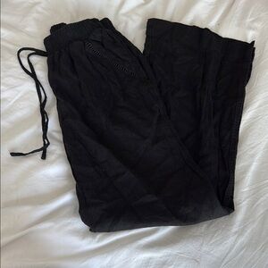 Black Linen Pants